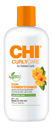 Chi Curlycare - Acondicionador De Rizos De 12 Onzas Líquid.