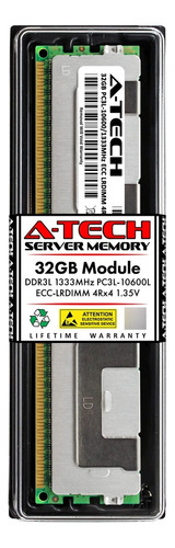 A-tech Reemplazo Gb Ram Para Hp Ecc Lrdimm Carga Reducida Ul