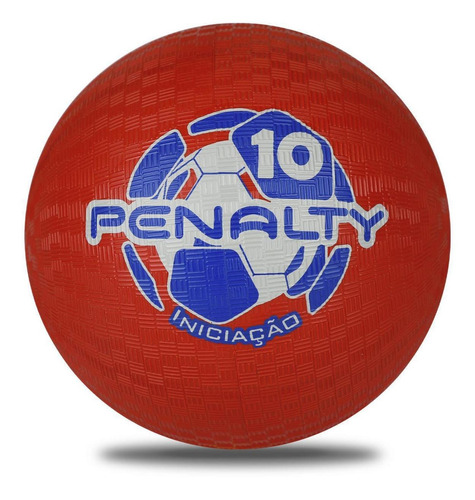 Bola Iniciação De Borracha T10 Penalty Iniciação Crianças Cor Vermelho