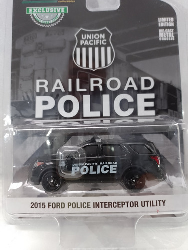 2015 Ford Interceptor Policía  Escala 1 64 Greenlight 
