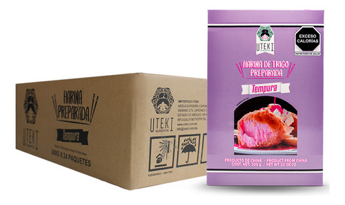 Harina De Trigo Preparada Tempura 300 G X 24 Piezas Uteki