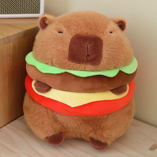 A Muñeco De Peluche De Hamburguesa, Juguete De Peluche 35cm