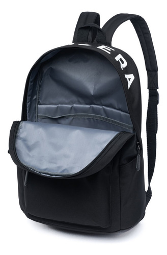 Mochila Cavalera Notebook Reforçada Moderna Estilosa Preta