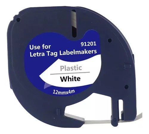Kit 10 Fita 91201 T Compativel Dymo Letratag Branco