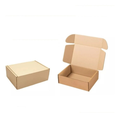 Caja Autoarmable Marrón 35x25x10. Pack De 50 Unidades. 