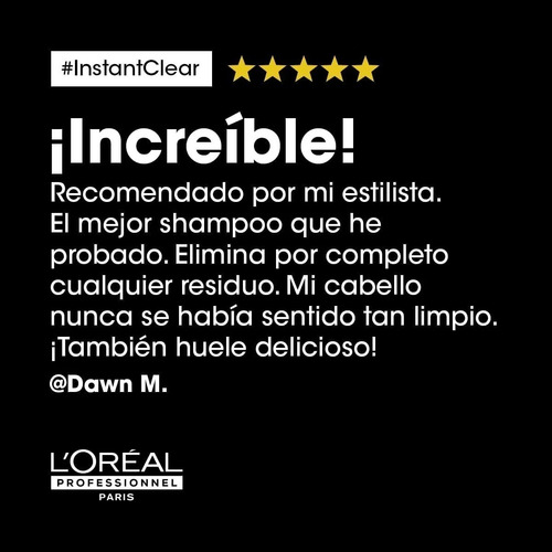 Shampoo Anticaspa Purificante Loreal Instant Clear 300 Ml