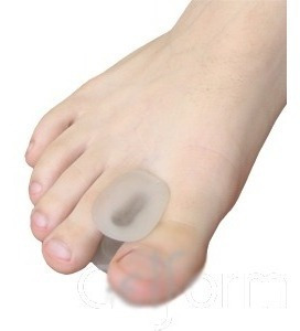 Imagen 1 de 4 de Separador De Dedos Modelo T T Gel Puro Pie Gelform 3 Talles