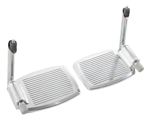 Reposapiés Para Silla De Ruedas Duradero Aluminio Con Poste