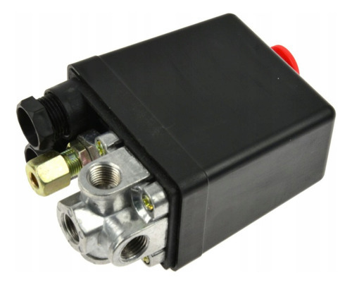 Pressostato Compressor De Ar Automático Botão 80-120 4 Vias