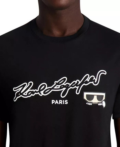 Camiseta Karl Lagerfeld Logotipo Paris Para Hombre Talla Xl