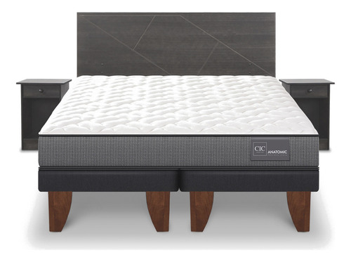 Cama Europea Gris