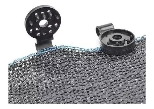 Malla Tipo Raschel 4 X 5 Mts Negra 90% Sombra + Clip Ojillo Negro