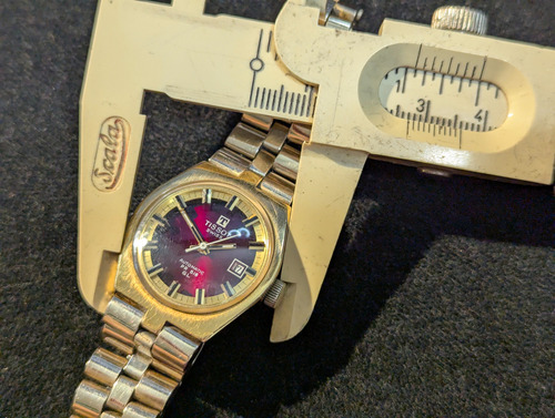 Reloj Mujer Elegant Tissot Automátic D Lujo Vintage Chapado (Reacondicionado)
