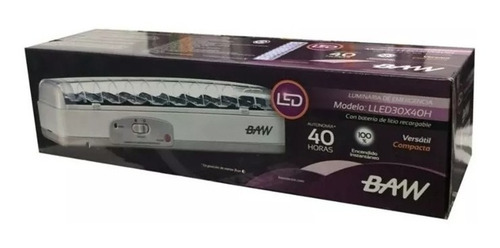 Luz De Emergencia 30 Leds Autonomia 40 Horas Hs Baw Led