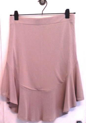 Falda Zara Original Color Nude