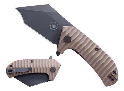 Off-grid Knives - Raptor Edc Cuchillo Plegable Con Acero D2