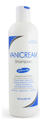Shampoo Vanicream 355ml Piel Sensible Sin Sulfatos Ni Gluten