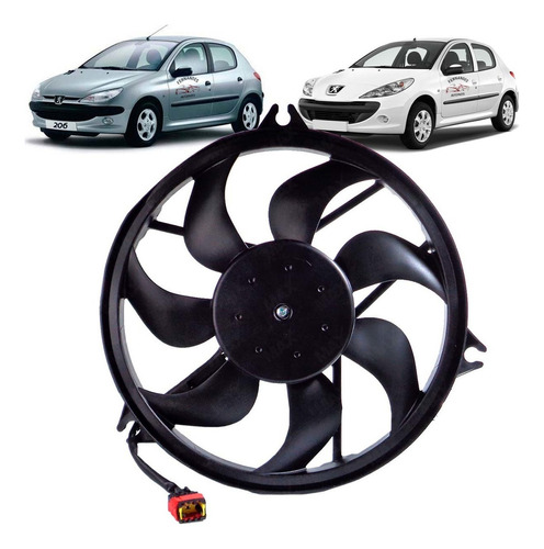 Eletroventilador Peugeot 207 1.4 1.6 2008 A 2013 Com Ar