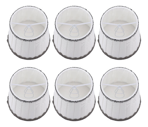 6 Piezas De Tela Plisada, Anillo Suave Para Mesa Y Suelo