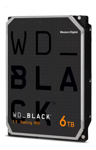 Disco Duro Hdd Wd Black Gaming 6 Tb 3.5 Sata 7200rpm Mg