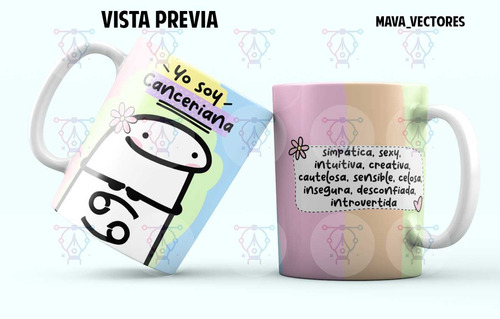 12 Plantillas Horoscopos Flork Multicolor Taza Psd Editables