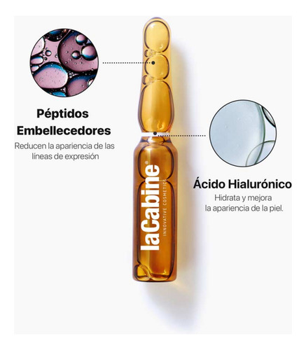 Ampolleta Facial Acido Hialuronico Lacabine Botulinum 2 Ml