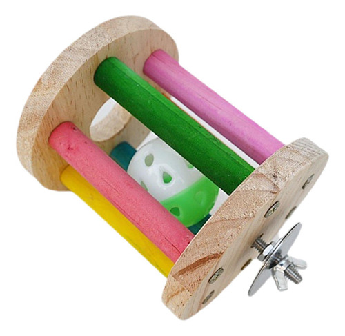 Sonajeros Con Rodillos Para Pájaros, Juguete De