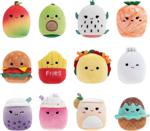 Set De Juguetes De Peluche Squishville Sqm0521 12 Piezas