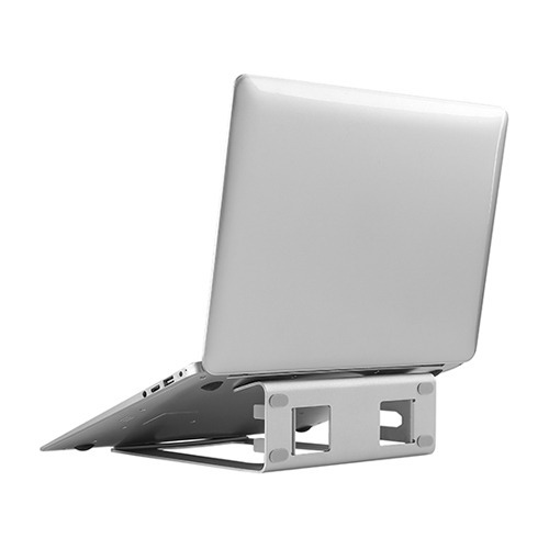 Soporte Ajustable Para Notebook De Aluminio 2 En 1