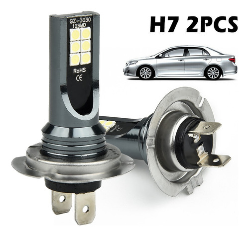Kit De 2 Faros Led H7 De 110 W, 6000 K, Canbus, Sin Errores