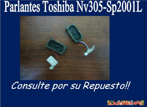 Parlantes Toshiba Nb305--sp2001l