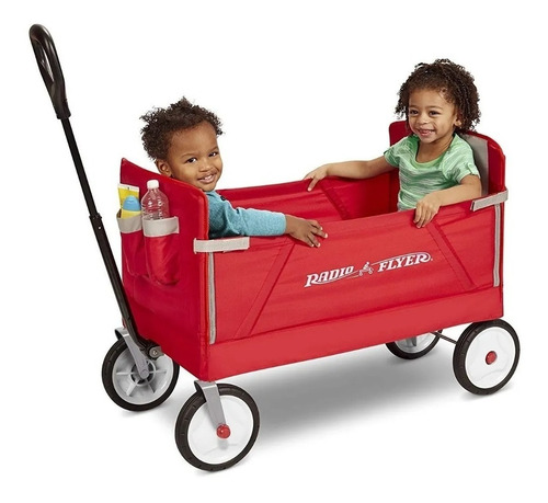 Carretilla Vagon Montable Radio Flyer Carrito 3-en-1 Niños A