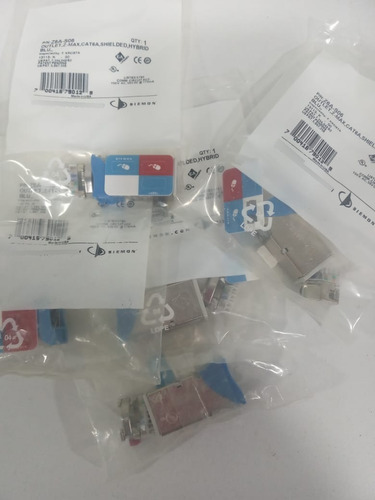 Siemon Coupler Zmax, Cat6 Color Azul Z6a-s06