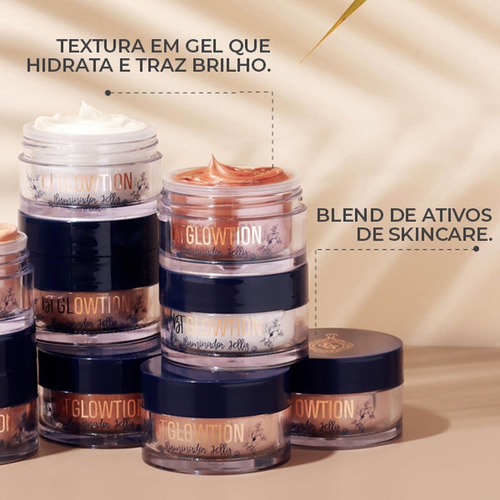 Imagem 6 de 6 de Bt Glowtion Lumi Bruna Tavares - Iluminador Jelly