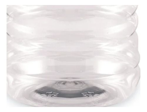 Botella Para Agua Pet Transparente 1 L Con Tapa 25 Piezas