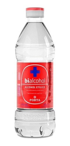 Alcohol Etílico Porta Bialcohol 70% 500 Ml