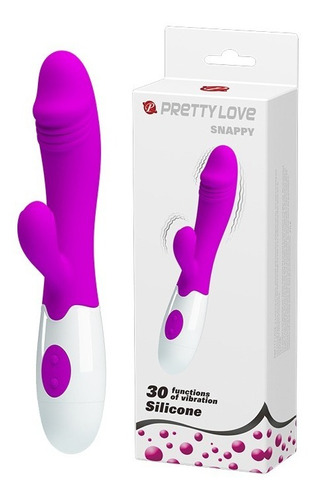 Vibrador Silicone Estimulador Clitóris Ponto G Rabbit 30 Vel