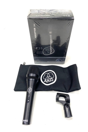 Microfone Profissional Dinâmico Akg P3s Novo Original