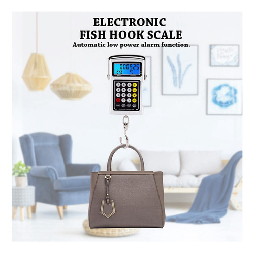 . .. Báscula Electrónica De Anzuelo For Equipaje De 50 Kg
