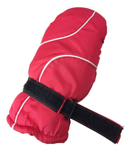 Guantes De Esquí De Invierno Para Niños, Color Negro Cálido