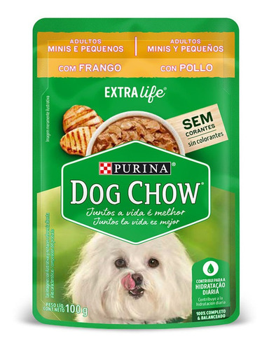 Dog Chow Alimento Húmedo Pollo 100gr