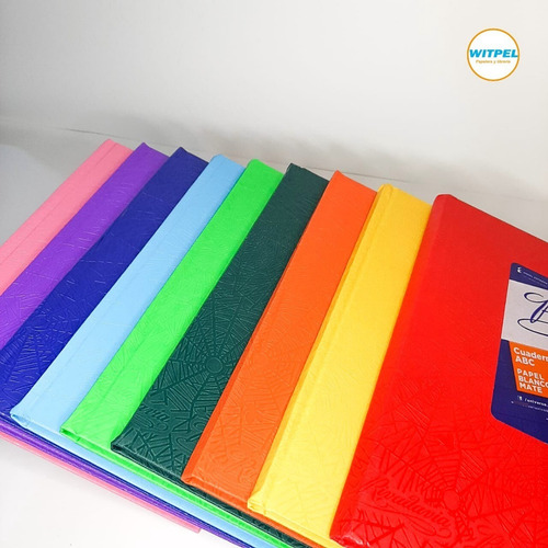 Cuaderno Rivadavia Abc Tapa Dura X 50 Hjs Rayado Y Cuadricul Negro