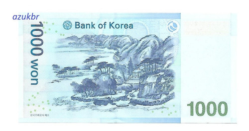 * Coreia Do Sul - 1000 Won Nd (2007) P.54 - Fe *