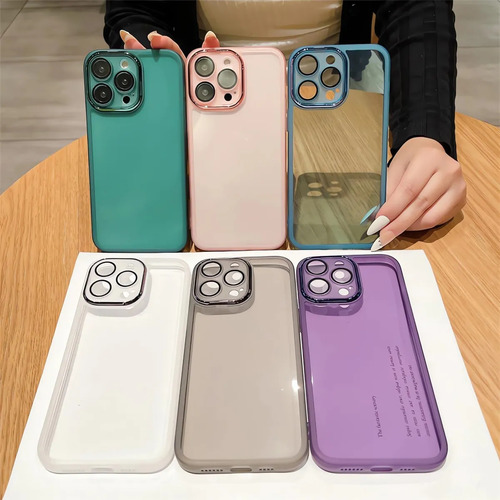 Funda Protectora Honor X8c + 2 Lentes Moradas