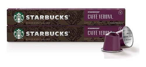 Kit 10 Cápsulas Café Starbucks Caffè Verona - Nespresso