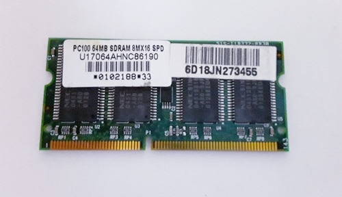 Memoria Ram 64mb Pc133 Y Pc100 Laptop 