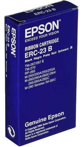 Cinta Epson Erc-23 B Negro C/5