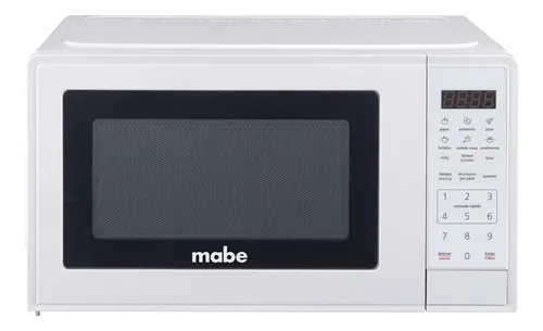 Horno Microondas Mabe Blanco 20l(0.7ft3) C/acero Inoxidable