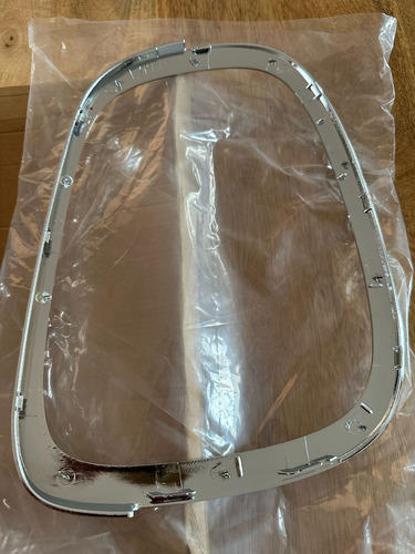 Repuesto Bisel Calavera Copiloto Mini Cooper F55 F56 2014+ Plateado Derecho