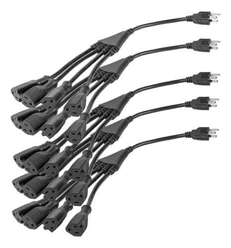 Luxury Office - Divisor De Alimentacin De 4 Vas, 1 A 4 Cable